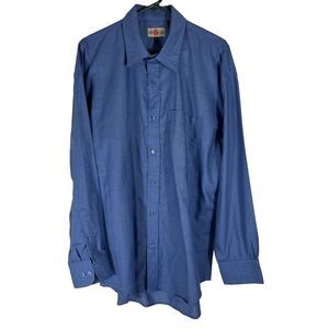 Chick-fil-A Button Down Shirt XL Men Blue Employee Manager Team Style Workwear